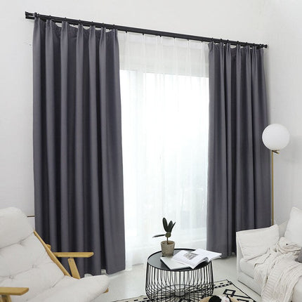 Tenda oscurante tinta unita grigio antracite