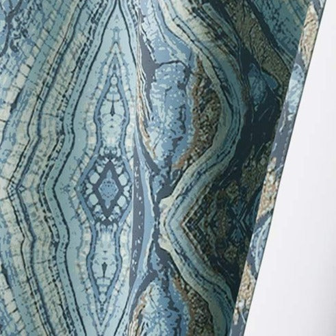 Tenda con fantasia astratta effetto marmo