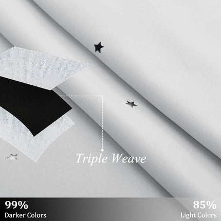 Tenda oscurante per cameretta notte stellata