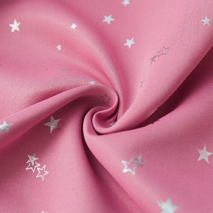Tenda oscurante rosa motivo stelle