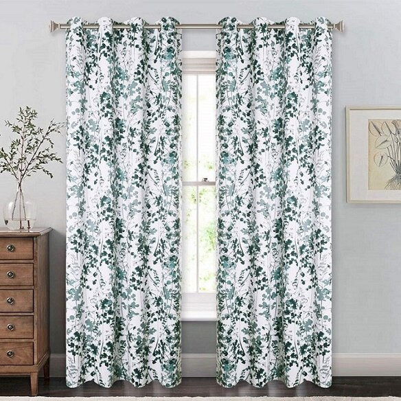 Tenda con stampa a fantasia floreale