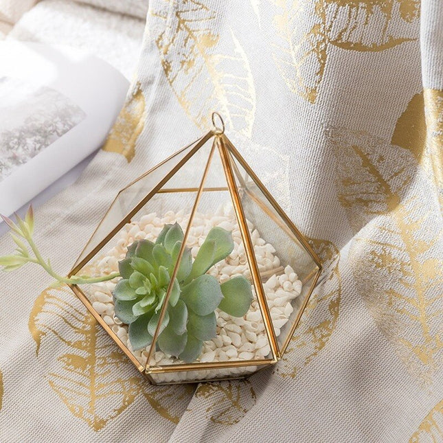 Tenda jacquard elegante motivo foglie