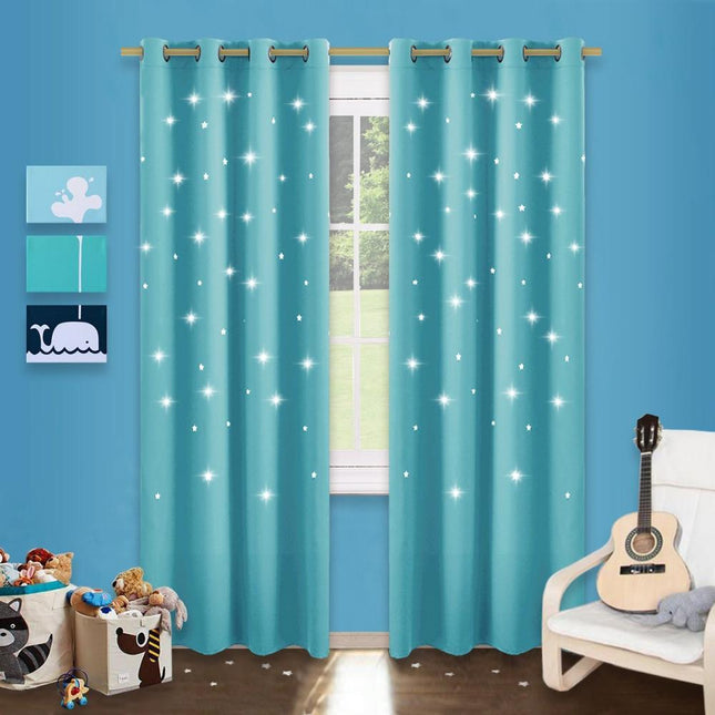 Tenda oscurante per cameretta notte stellata