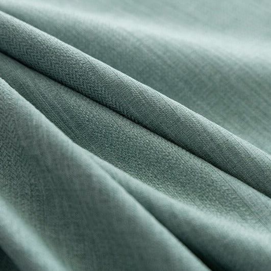 Tenda oscurante colore verde acqua