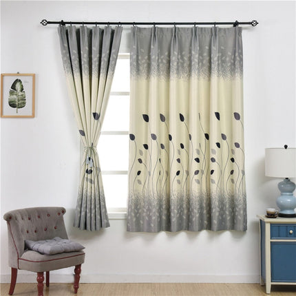 Tenda decorativa soggiorno motivo foglie