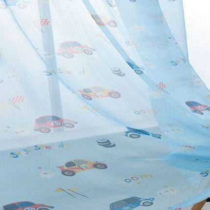 Tenda Voile Blu per Cameretta Bambini