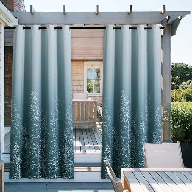Tenda da esterno sfumata con rami