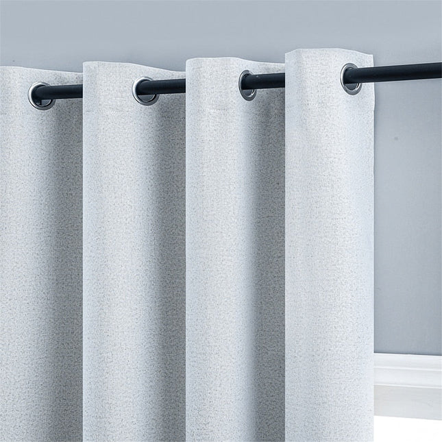 Tenda Oscurante Bianca Effetto Lino Grezzo