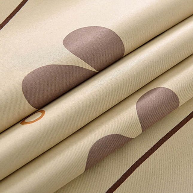 Tenda Oscurante con Stampa Fiori Stilizzati