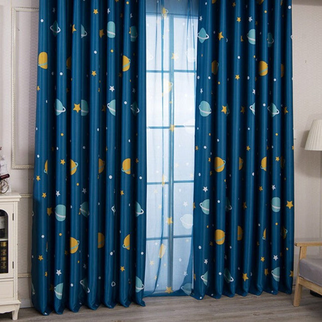 Tenda cameretta bambini motivo spazio