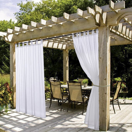 Tenda da esterno velata bianca anti-UV