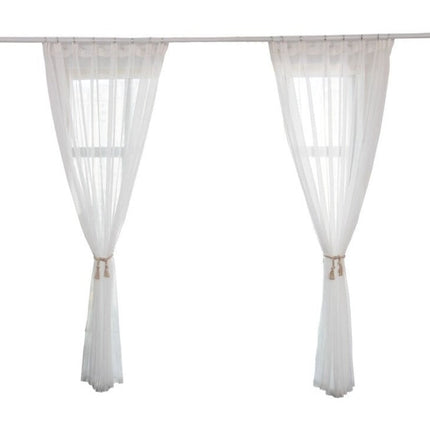 Tenda velata brillante con effetto glitter