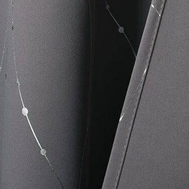 Tenda Oscurante Grigia con Linee Argentate