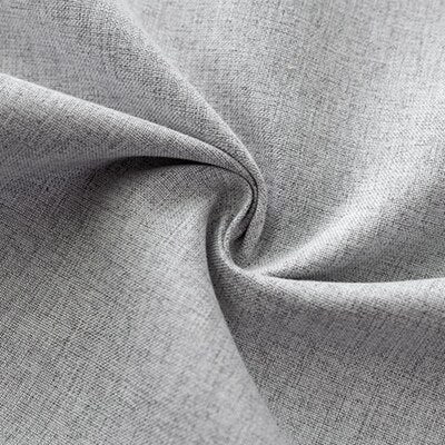 Tenda oscurante grigio tessuto effetto lino