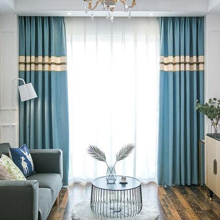 Tenda Design Moderno Bicolore Blu