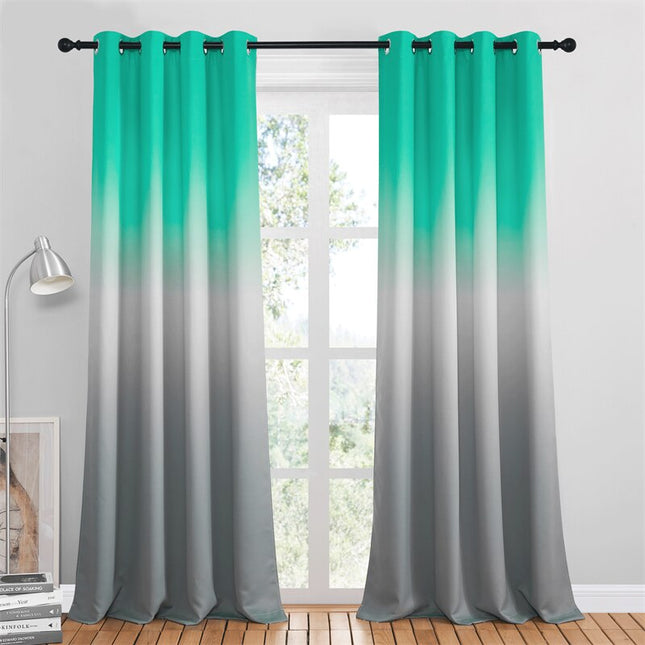 Tenda oscurante sfumata rosa e grigio