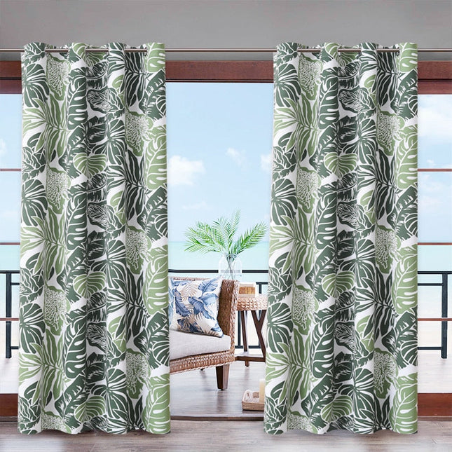 Tenda da esterno con stampa tropicale