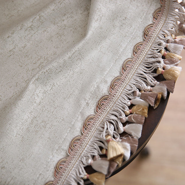 Tenda stile boho chic con frange