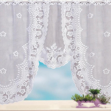 Tendine a vetro in pizzo vintage
