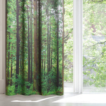 Tenda da balcone con stampa foresta