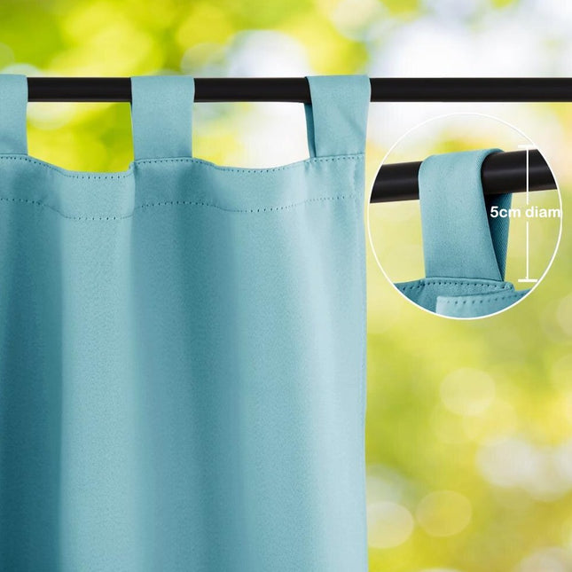 Tenda da esterno impermeabile turchese