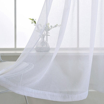 Tenda da esterno velata bianca anti-UV