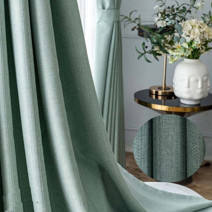 Tenda oscurante colore verde acqua