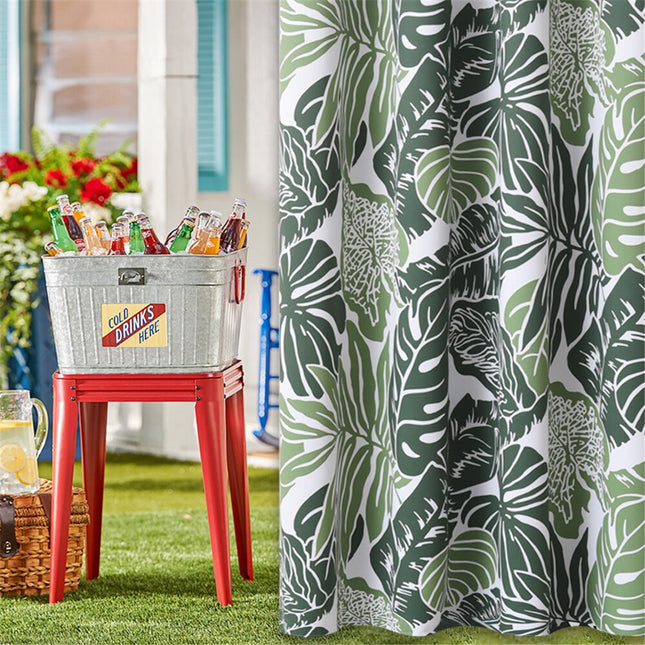 Tenda da esterno con stampa tropicale
