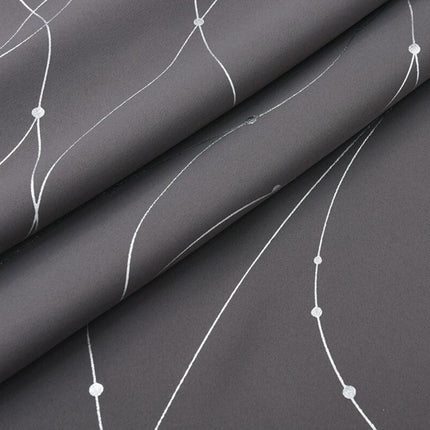 Tenda Oscurante Grigia con Linee Argentate