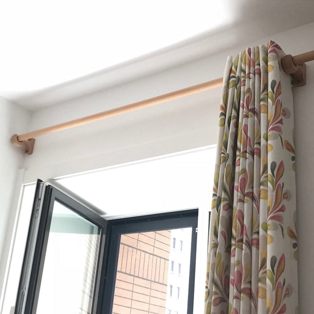 Bastone per tenda in legno naturale