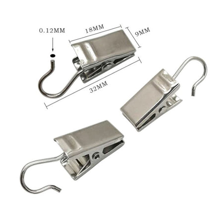 Ganci con pinza per appendere tende