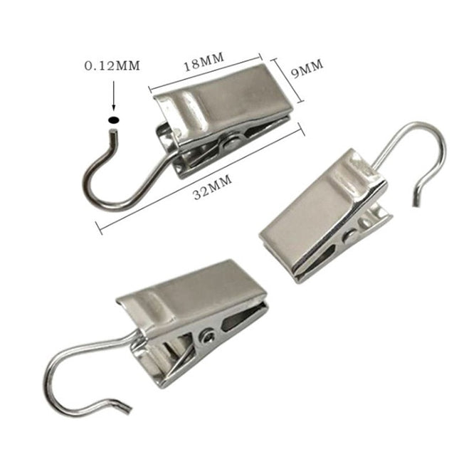 Ganci con pinza per appendere tende