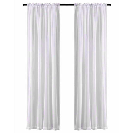 Tenda Voile Trasparente con Occhielli