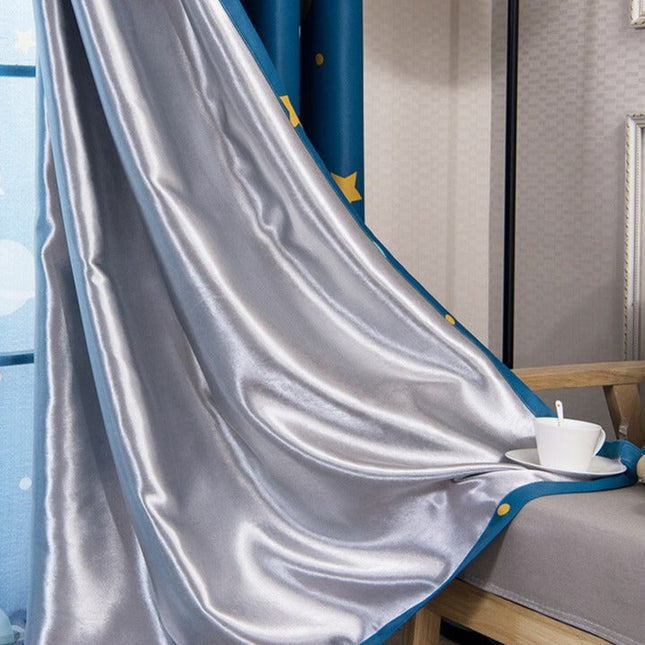 Tenda cameretta bambini motivo spazio