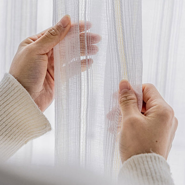 Tenda a strappo leggera a righe