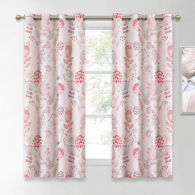 Tenda moderna con fantasia floreale
