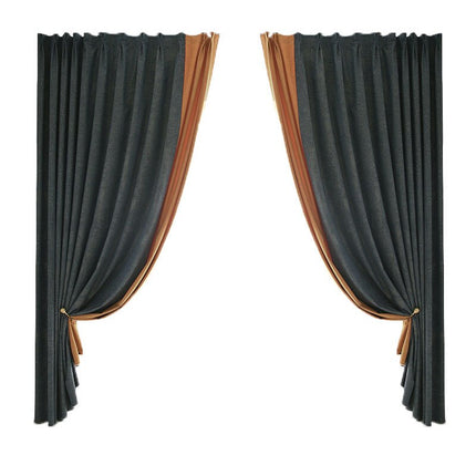 Tenda Oscurante Blu Scuro Marmorizzata