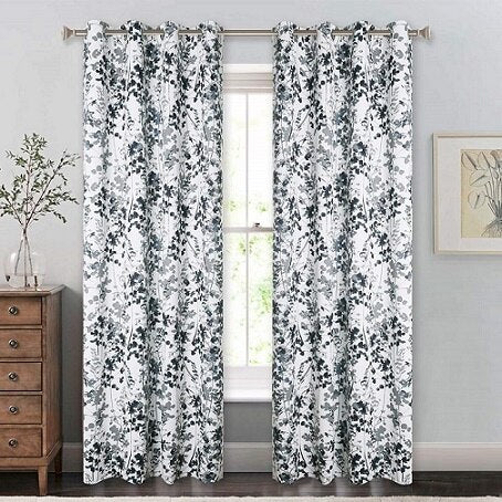 Tenda con stampa a fantasia floreale