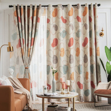 Tenda Fantasia Astratta Moderna Color Ocra