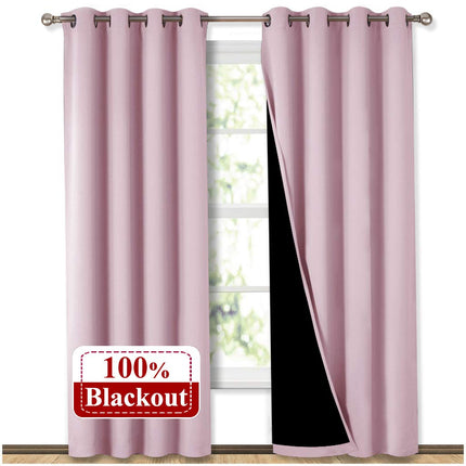 Tenda termica oscurante rosa pallido