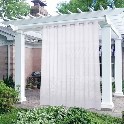 Tenda da esterno velata bianca anti-UV