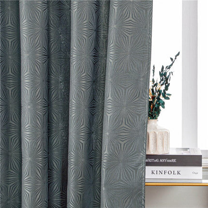 Tenda design moderno grigio motivo geometrico