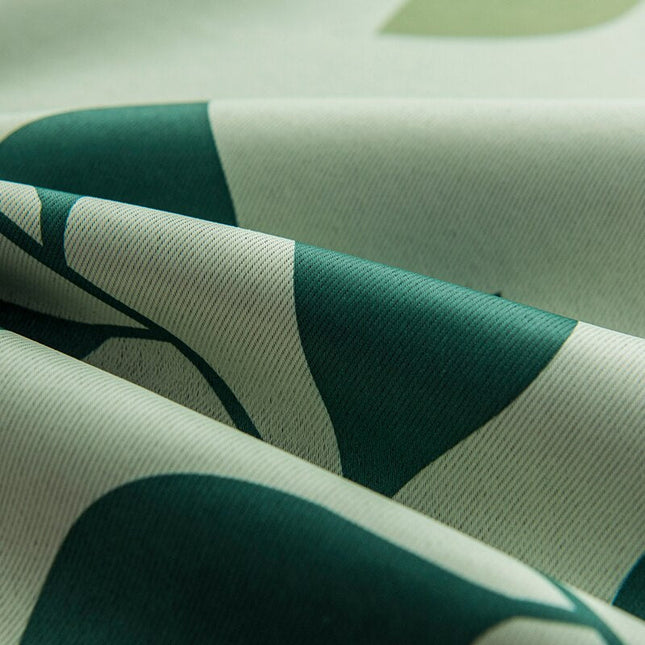 Tenda Filtrante Verde con Motivo Foglie