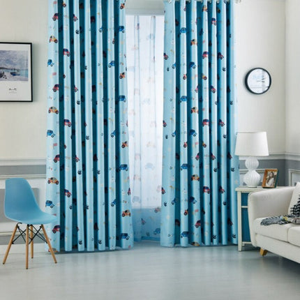 Tenda Voile Blu per Cameretta Bambini