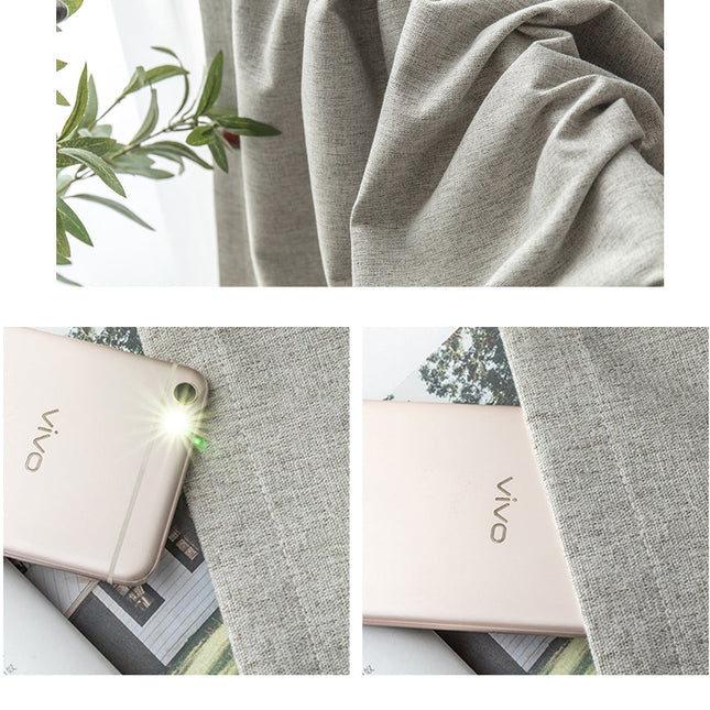 Tenda Oscurante Tessuto Strutturato Chiaro