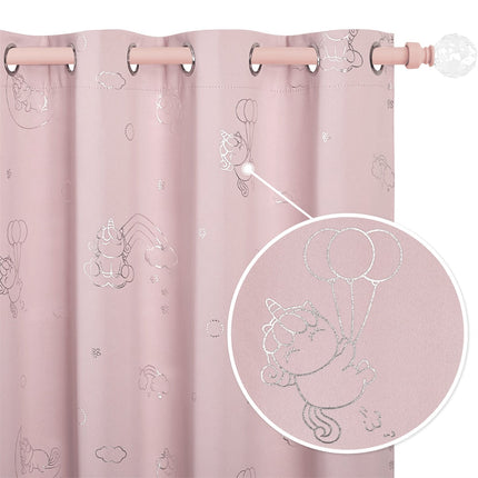 Tenda Cameretta Rosa con Unicorno Argentato