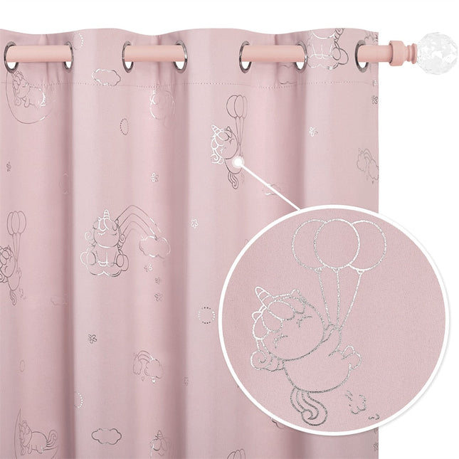 Tenda Cameretta Rosa con Unicorno Argentato