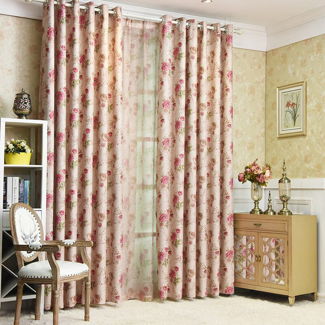 Tenda Oscurante Floreale con Motivo Rose