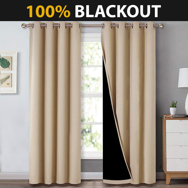 Tenda Oscurante Isolante Termica Beige