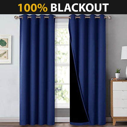 Tenda blackout termica blu navy